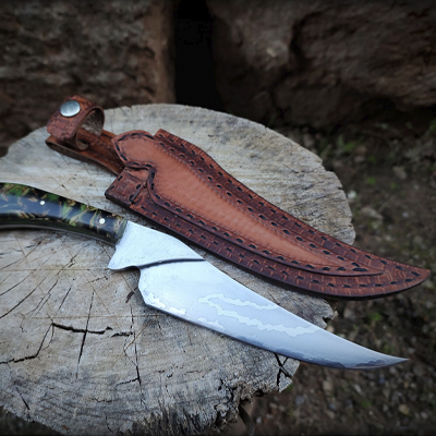 cuchillos skinner con vaina de cuero